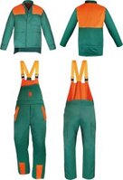 Ubranie ochronne dla pilarza Drwal DR-PIL-U, rozmiar XL, zielono-pomarańczowy