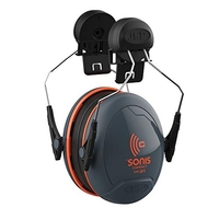 SONIS EAR DEFENDERS, TAILLE UNIQUE, GRIS/ORANGE, 1