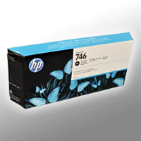 HP Tinte P2V82A 746 foto schwarz