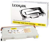 Lexmark C510 Yellow High Yield toner cartridge Original