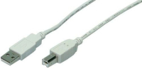 LogiLink 3m USB 2.0 cable USB USB A USB B Gris
