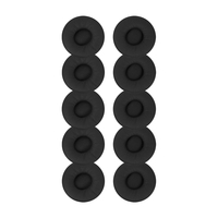 Jabra 14101-59 mousse d'écouteurs Cuir Noir 10 pièce(s)