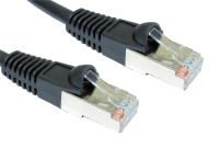 Cables Direct B5ST-301K networking cable Black 1 m Cat5e F/UTP (FTP)
