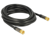 DeLOCK 88920 coax-kabel RG-6/U 3 m F Zwart