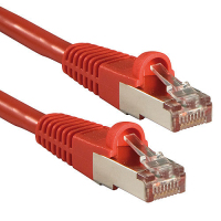Lindy 47368 hálózati kábel Vörös 10 M Cat6 S/FTP (S-STP)