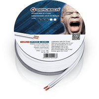 OEHLBACH SP-7 10m audio cable White