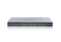 Cisco Catalyst WS-C2960X-48FPD-L switch Gestionado L2 Gigabit Ethernet (10/100/1000) Energía sobre Ethernet (PoE) Negro