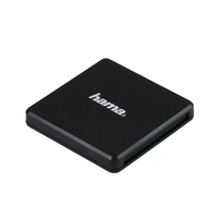 Hama 00124156 lector de tarjeta USB 3.2 Gen 1 (3.1 Gen 1) Type-A Negro