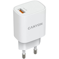 Canyon CNE-CHA18W Caricabatterie per dispositivi mobili Universale Bianco AC Ricarica rapida Interno