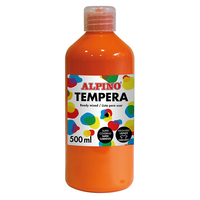 Alpino DM010172 farba temperowa 500 ml Butelka Pomarańczowy