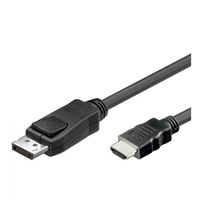 Techly ICOC-DSP-H-020 Videokabel-Adapter 2 m DisplayPort HDMI Typ A (Standard) Schwarz