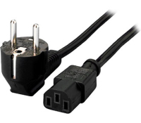 Equip 112120 kabel zasilające Czarny 1,8 m C13 panel CEE7/4