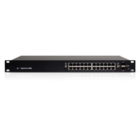 Ubiquiti EdgeSwitch 24 500W Vezérelt L2/L3 Gigabit Ethernet (10/100/1000) Ethernet-áramellátás (PoE) támogatása 1U Fekete
