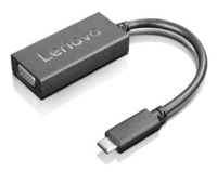 Lenovo USB-C to VGA Adaptador gráfico USB 1920 x 1200 Pixeles Negro