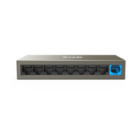 Tenda TEF1109D netwerk-switch Unmanaged Fast Ethernet (10/100) Grijs