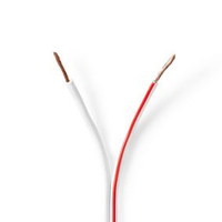 Nedis CAGW1500WT1000 câble audio 100 m Rouge, Blanc