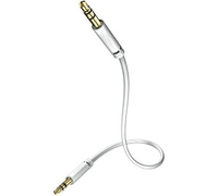 Inakustik 0.5m Star MP3 Audio Cable Audio-Kabel 0,5 m 3.5mm 2 x RCA Weiß