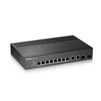 Zyxel GS2220-10 Vezérelt L2 Gigabit Ethernet (10/100/1000) Fekete