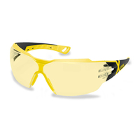Uvex 9198285 safety eyewear Safety glasses Yellow, Black