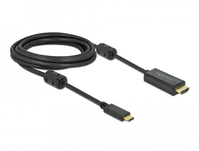 DeLOCK 85971 Videokabel-Adapter 3 m USB Typ-C HDMI Schwarz