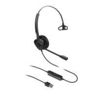 Fanvil HT301-U hoofdtelefoon/headset Bedraad Hoofdband Kantoor/callcenter USB Type-A Zwart