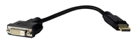 Vivolink PRODPADAPDVI video cable adapter 0.2 m DisplayPort DVI-D Black