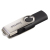 Hama Rotate lecteur USB flash 64 Go USB Type-A 2.0 Noir, Argent