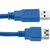 Techly 1.0m USB 3.0 A M/F USB kábel 1 M USB 3.2 Gen 1 (3.1 Gen 1) USB A Kék