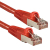 Lindy Cat.6 S/FTP 0.5m hálózati kábel Vörös 0,5 M Cat6 S/FTP (S-STP)