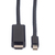 VALUE 11.99.5796 adaptador de cable de vídeo 2 m Mini DisplayPort Negro