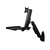 StarTech.com Wall Mount Workstation - Articulating Full Motion Standing Desk with Ergonomic Height Adjustable Monitor & Keyboard Tray Arm - Mouse & Scanner Holders - Single VESA...