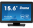 iiyama ProLite T1633MSC-B1 monitor komputerowy 39,6 cm (15.6") 1920 x 1080 px Full HD LCD Ekran dotykowy Czarny