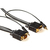 ACT 2m VGA + 3.5mm VGA kabel VGA (D-Sub) + 3.5 mm (1/8") Zwart