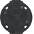 Hager 133111 lichtschakelaar Duroplast Zwart