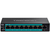 Trendnet TE-FP091 hálózati kapcsoló Beállítást nem igénylő (unmanaged) Fast Ethernet (10/100) Ethernet-áramellátás (PoE) támogatása Fekete