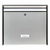 BURG-WÄCHTER Oxford 6877 B+S mailbox Black, Stainless steel Wall-mounted mailbox Stainless steel, Steel