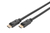 Digitus AK-340105-200-S DisplayPort kábel 20 M Fekete