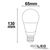 Drawing - E27 LED light bulb 15W G60 :: 240° :: milky :: warm white