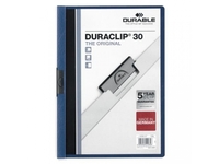 Klemmhefter Durable Duraclip 3mm dunkelblau, für 1-30 Blatt