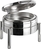Chafing Dish rund -PREMIUM- 44 x 54 cm, H: 33 cm 18/8 Edelstahl 1 Gestell,1