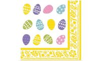 PAPSTAR Serviettes à motif de Pâques "Coloured Eggs" (6487371)