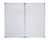 Whitebord meervlakbord, MAULstandaard, 100 x 120 cm