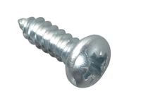 Self-Tapping Screw Pozi Compatible Pan Head ZP 1/2in x 8 ForgePack 40