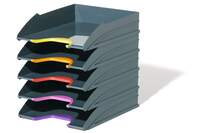 Durable VARICOLOR� Durable Letter Tray Set - 5 Colour Coded Trays
