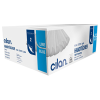 Cilan BlueLine Tissue Falthandtücher H24 (20 x 150 Tücher) Vielseitig einsetzbare Handtücher aus 100% recyceltem Material 20 x 150 Tücher
