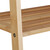 Relaxdays Standregal aus Bambus mit 3 Ablagen HxBxT: ca. 91 x 57 x 32 cm, schmales Regal, Badregal, Bücherregal, natur