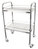 TWO TIER STAINLESS STEEL MEDICAL TROLLEY