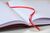 Black n' Red Feint Ruled Casebound Hardback Notebook Ruled A4 (Pack of 5)