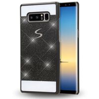 NALIA Glitter Case compatible with Samsung Galaxy Note 8, Sparkly Hardcase Mobile Phone Backcover Ultra-Thin Cover Protector Skin Sparkle Shock-Proof Slim-Fit Protective Bling B...