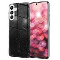NALIA Sturdy Glitter Cover compatible with Samsung Galaxy S24 Plus Case, Shiny Hybrid Phonecase with reinforced Silicone, Shockproof Sparkly Diamond Bumper, Protective Glamour S...
